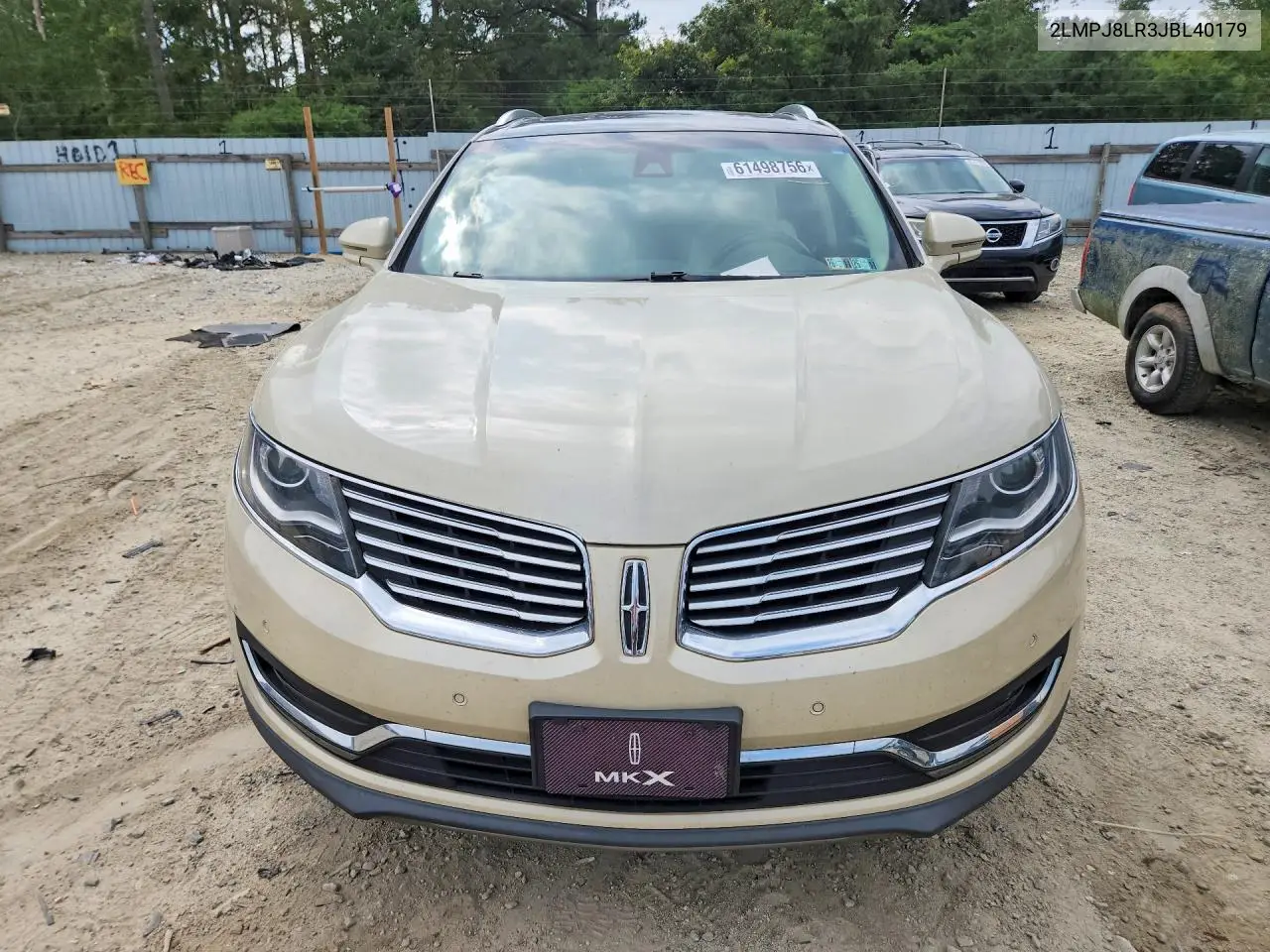 2018 Lincoln Mkx Reserve VIN: 2LMPJ8LR3JBL40179 Lot: 61498756