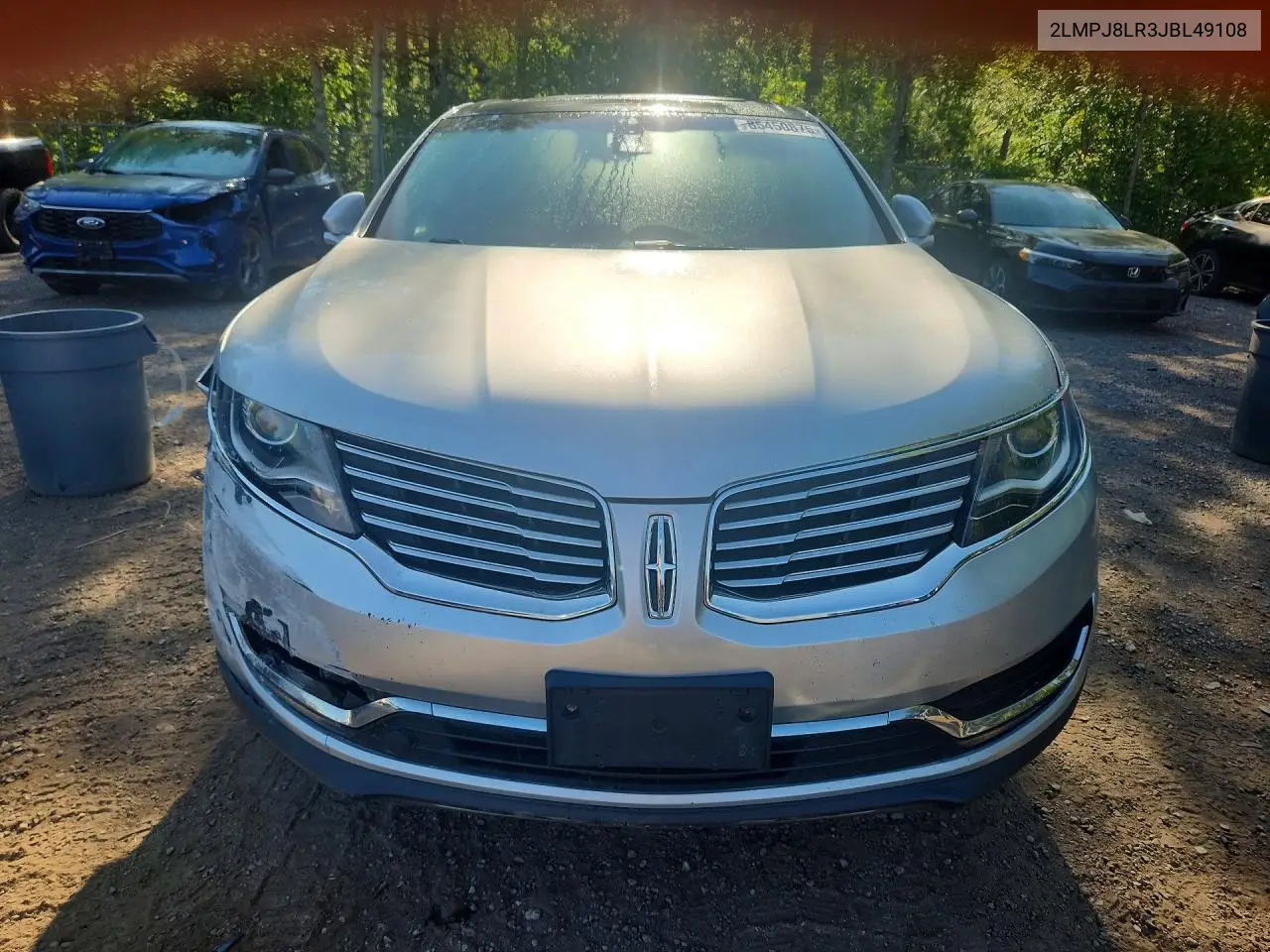 2018 Lincoln Mkx Reserve VIN: 2LMPJ8LR3JBL49108 Lot: 85450875