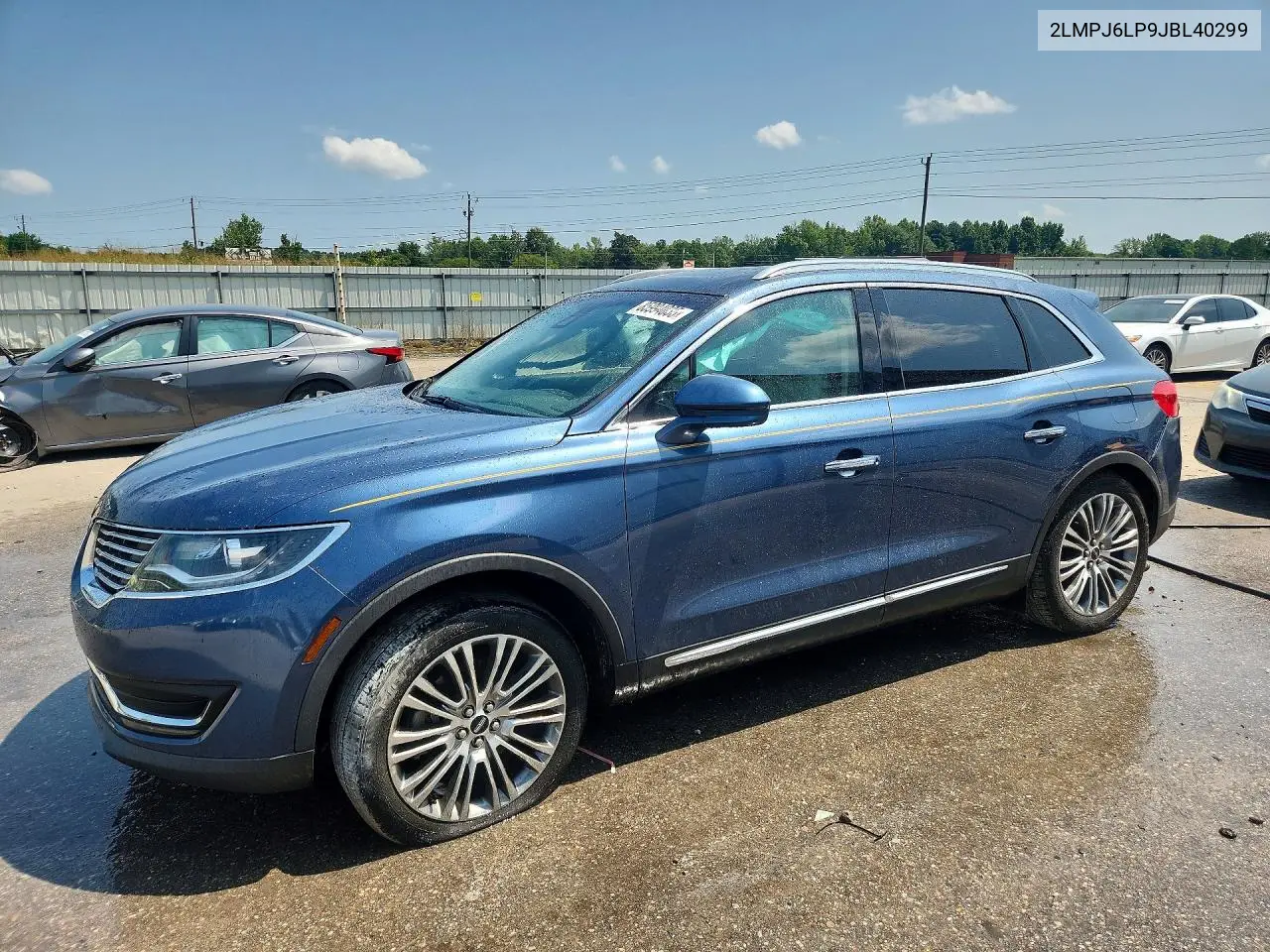 2018 Lincoln Mkx Reserve VIN: 2LMPJ6LP9JBL40299 Lot: 85994035