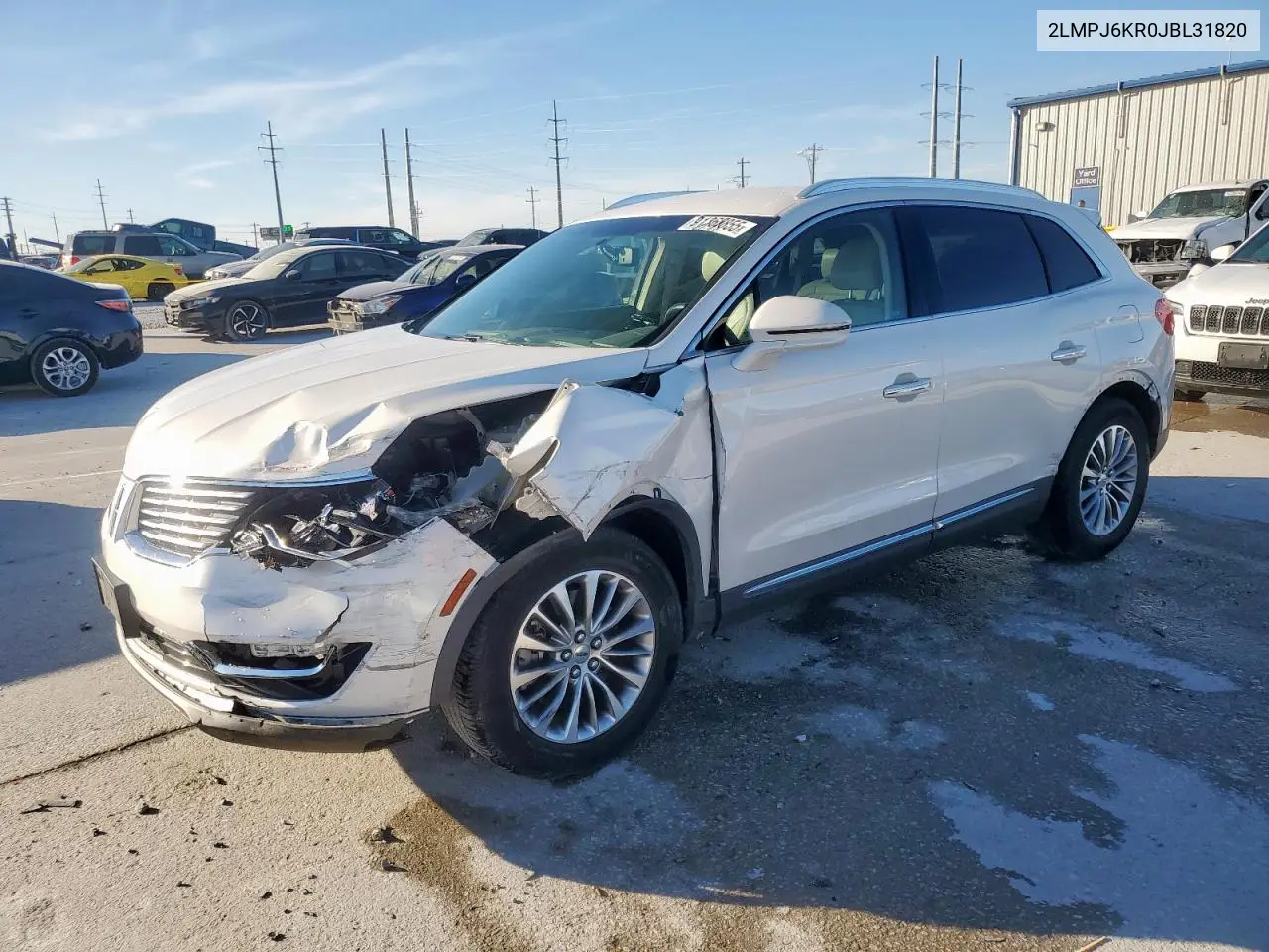 2LMPJ6KR0JBL31820 2018 Lincoln Mkx Select