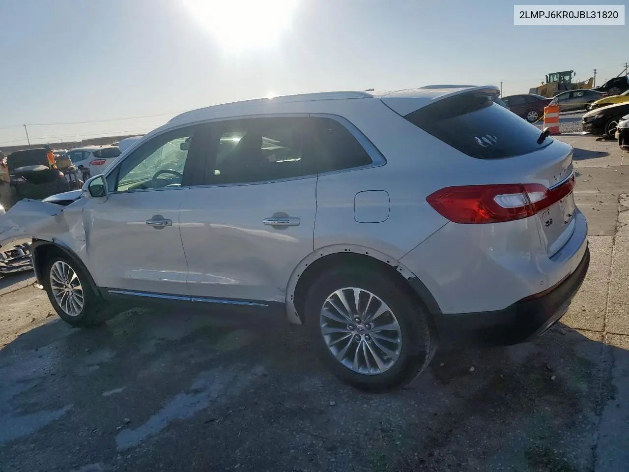 2LMPJ6KR0JBL31820 2018 Lincoln Mkx Select