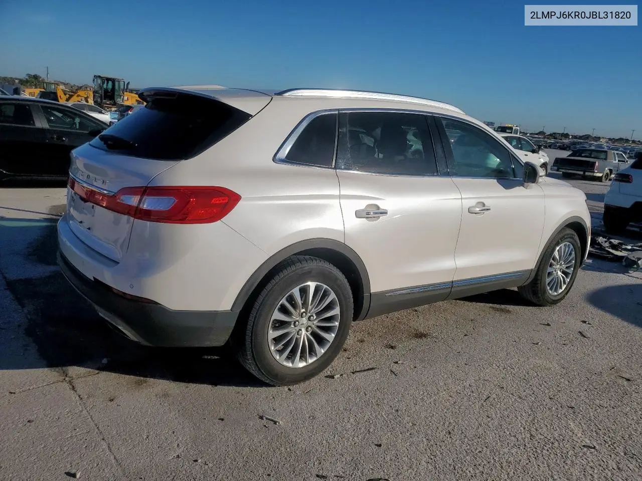 2LMPJ6KR0JBL31820 2018 Lincoln Mkx Select