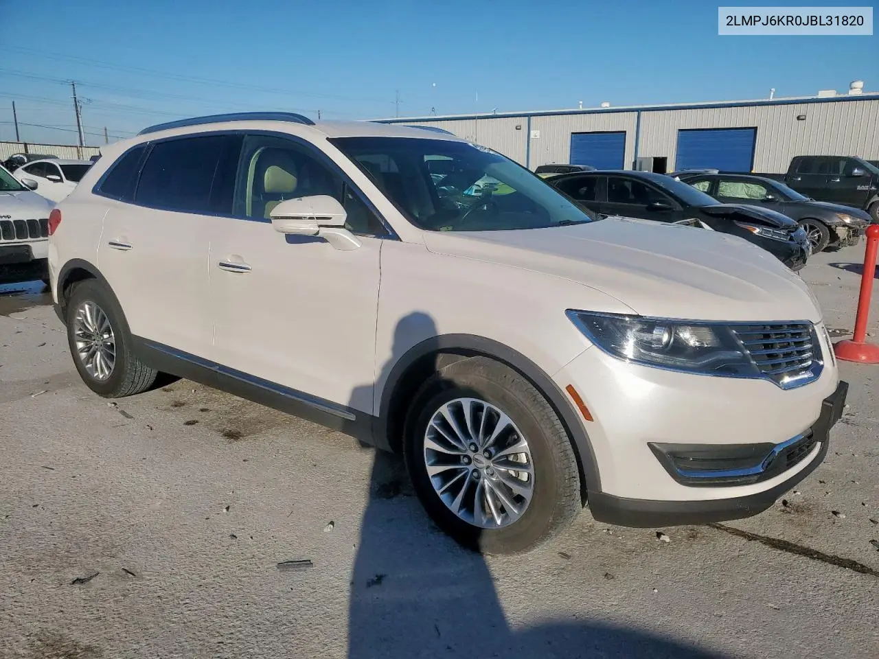 2LMPJ6KR0JBL31820 2018 Lincoln Mkx Select