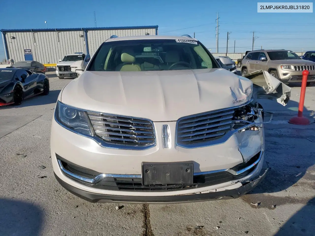 2LMPJ6KR0JBL31820 2018 Lincoln Mkx Select