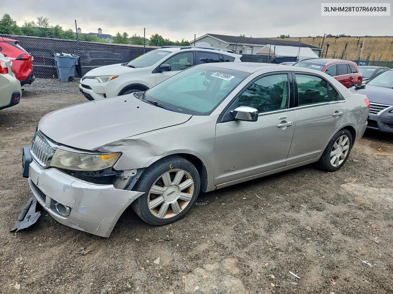 2007 Lincoln Mkz VIN: 3LNHM28T07R669358 Lot: 59375966