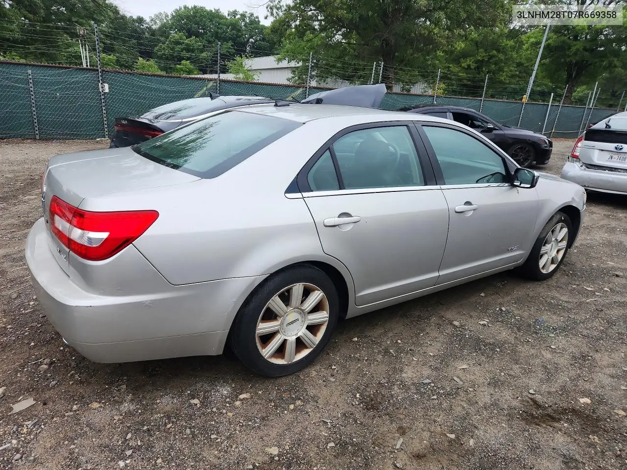 2007 Lincoln Mkz VIN: 3LNHM28T07R669358 Lot: 59375966