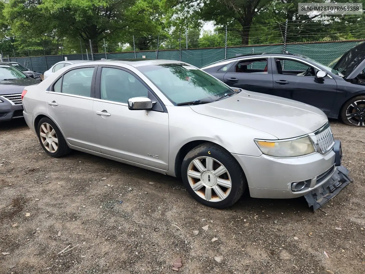 2007 Lincoln Mkz VIN: 3LNHM28T07R669358 Lot: 59375966
