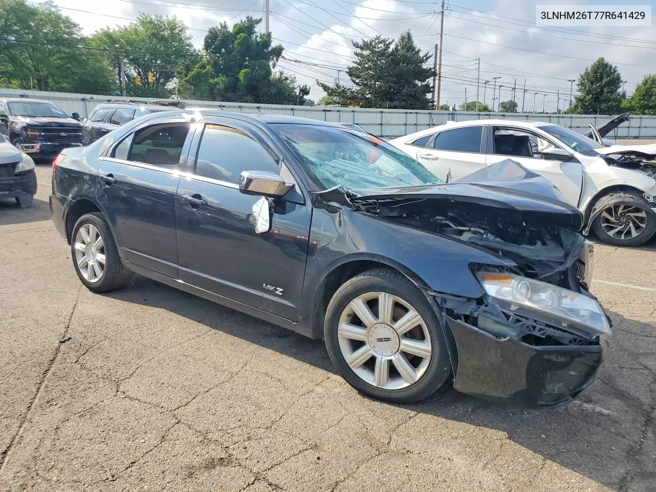 2007 Lincoln Mkz VIN: 3LNHM26T77R641429 Lot: 59772496