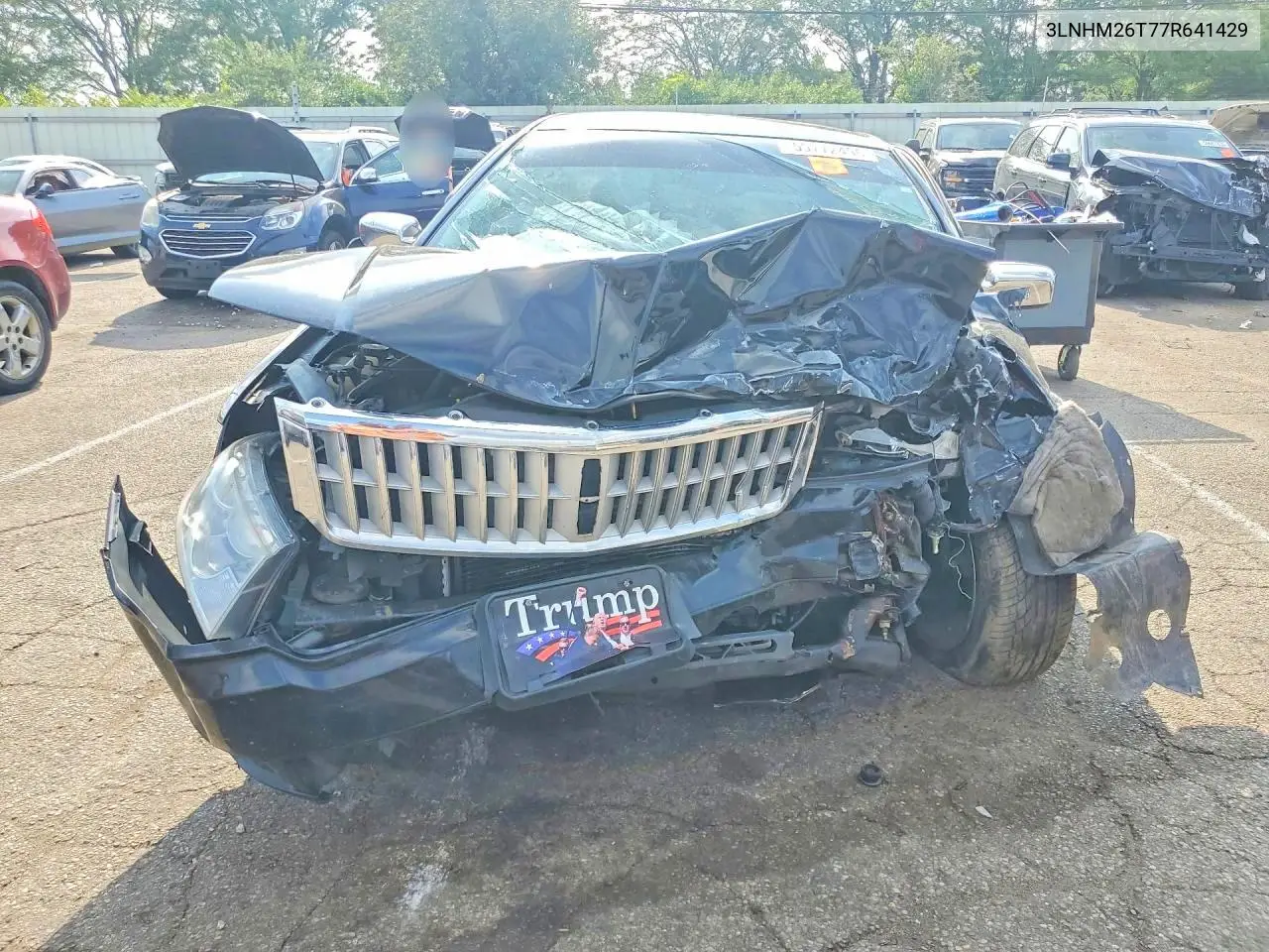 2007 Lincoln Mkz VIN: 3LNHM26T77R641429 Lot: 59772496