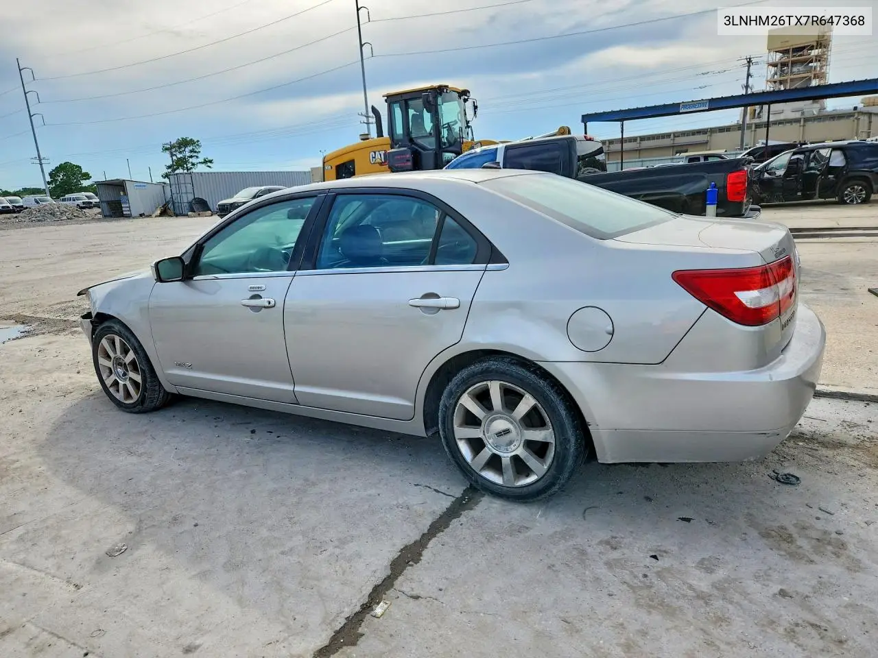 2007 Lincoln Mkz VIN: 3LNHM26TX7R647368 Lot: 60089286