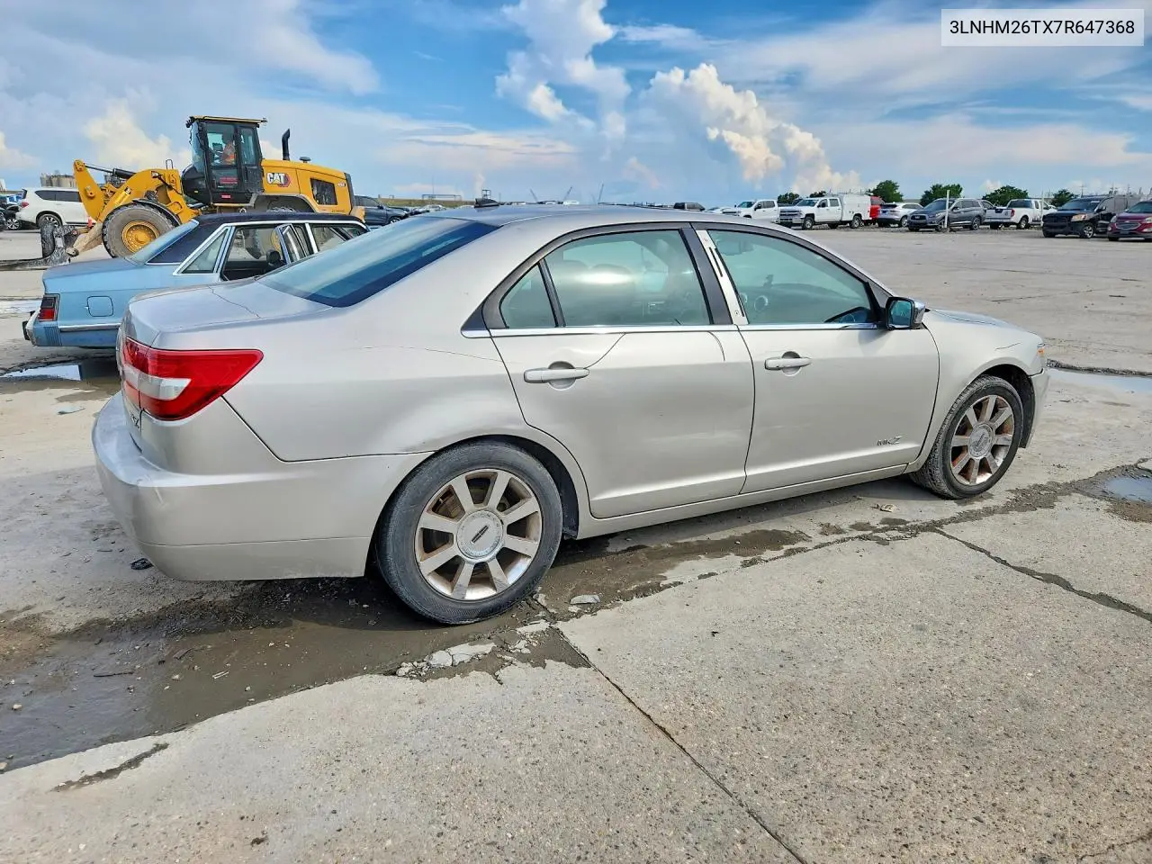 2007 Lincoln Mkz VIN: 3LNHM26TX7R647368 Lot: 60089286