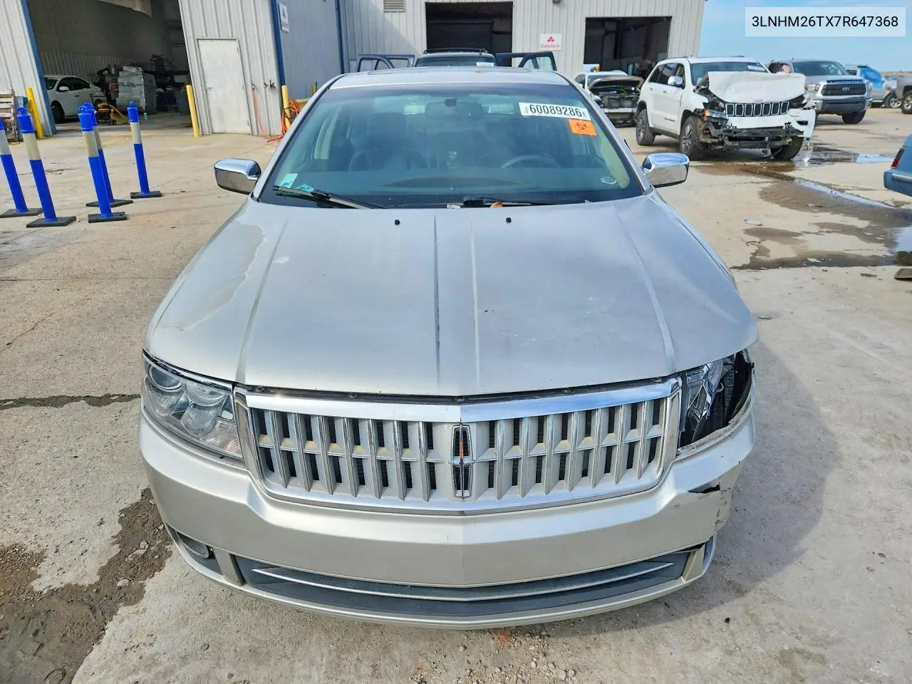 2007 Lincoln Mkz VIN: 3LNHM26TX7R647368 Lot: 60089286