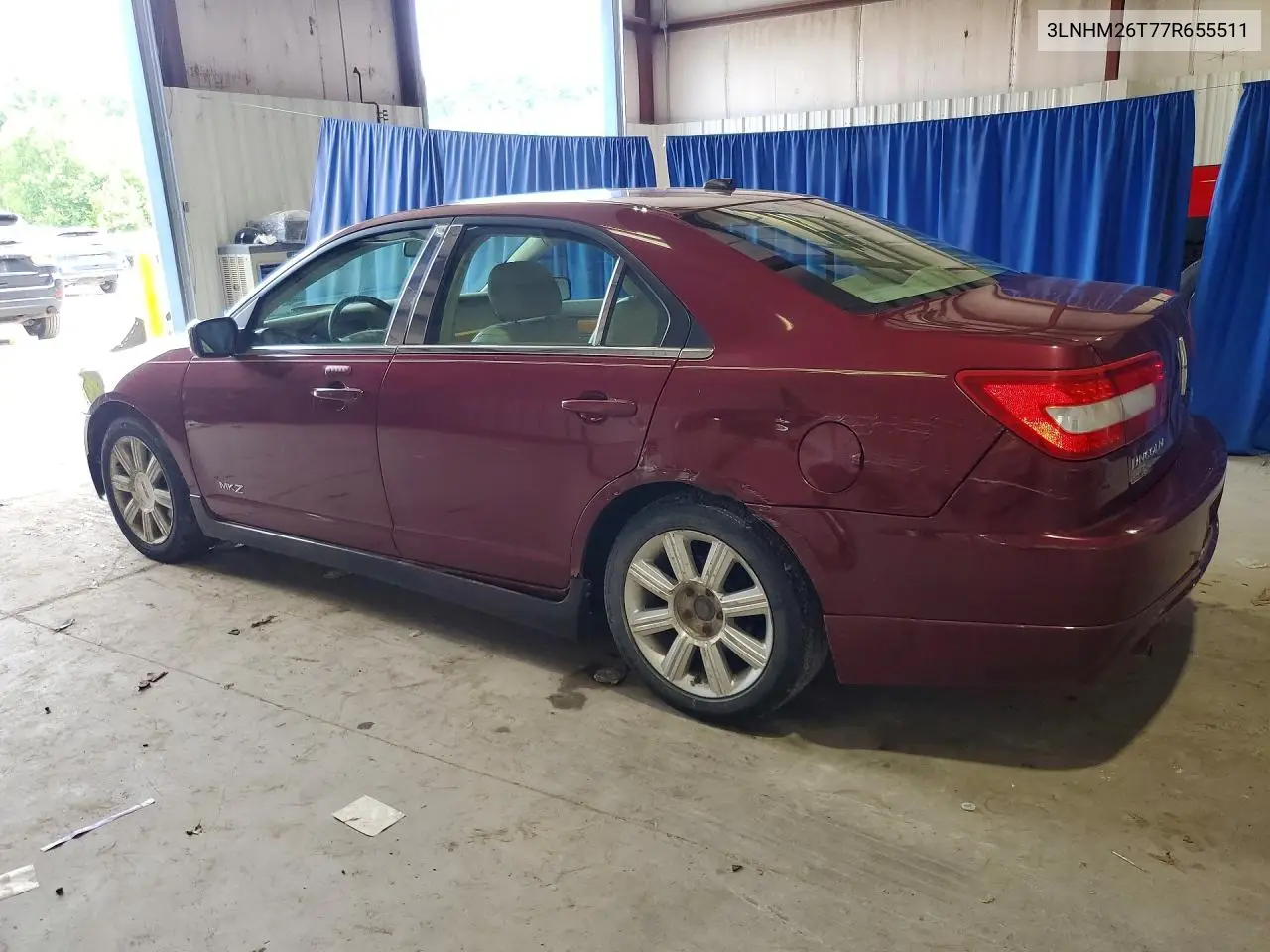2007 Lincoln Mkz VIN: 3LNHM26T77R655511 Lot: 60463056