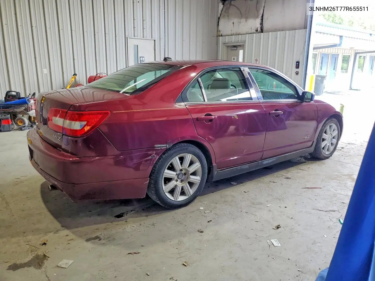 2007 Lincoln Mkz VIN: 3LNHM26T77R655511 Lot: 60463056