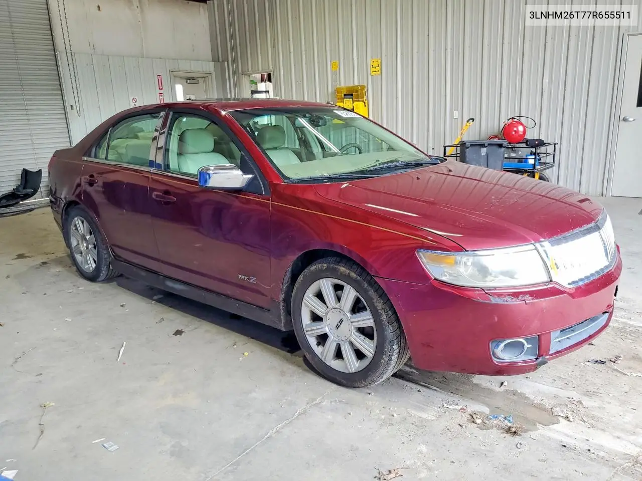 2007 Lincoln Mkz VIN: 3LNHM26T77R655511 Lot: 60463056