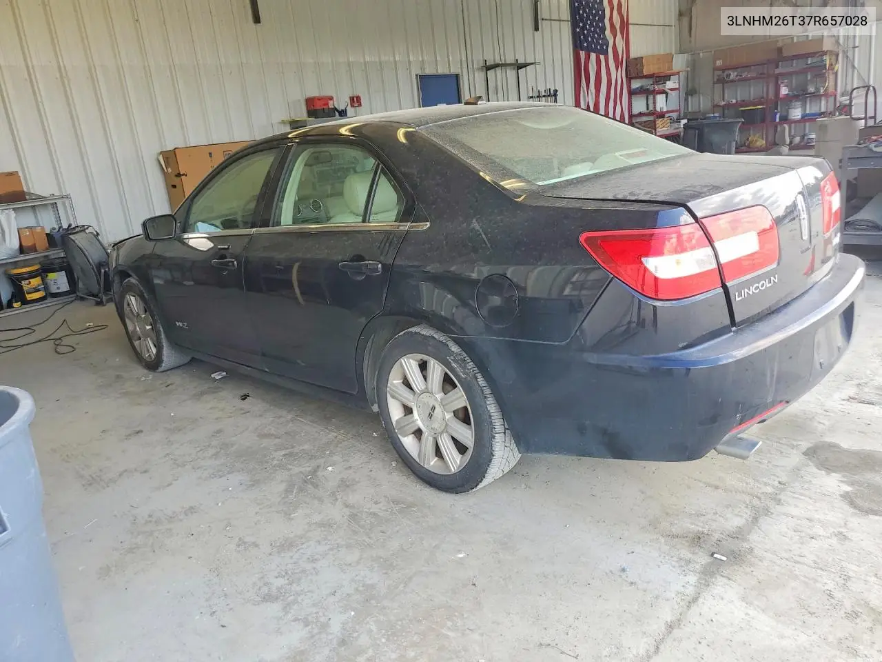 2007 Lincoln Mkz VIN: 3LNHM26T37R657028 Lot: 60793786