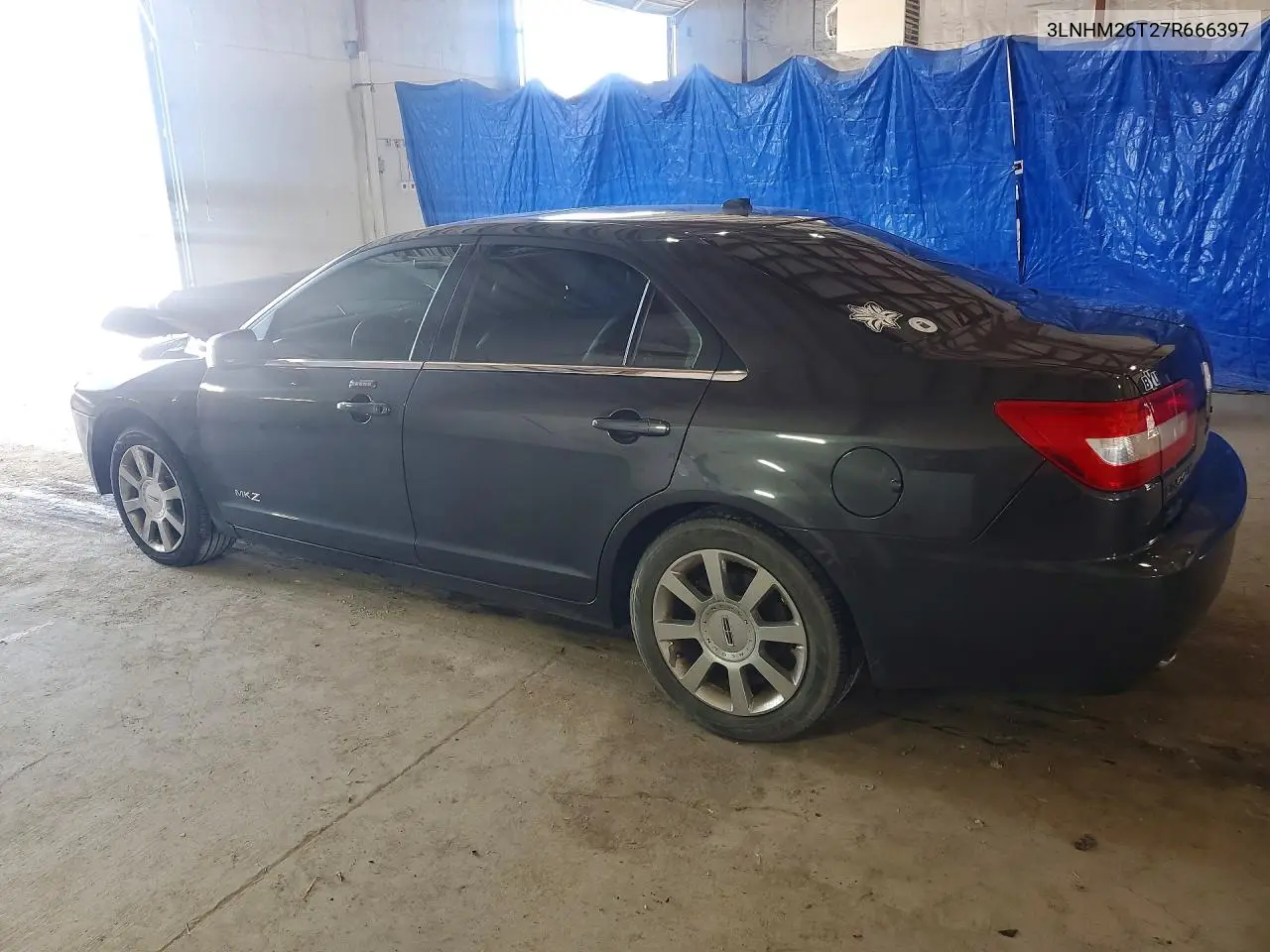 2007 Lincoln Mkz VIN: 3LNHM26T27R666397 Lot: 61589456