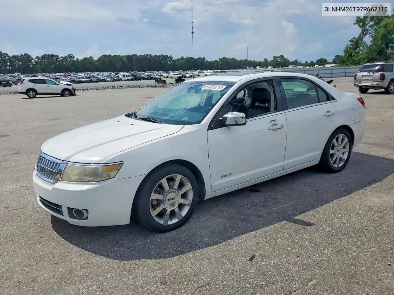 2007 Lincoln Mkz Select VIN: 3LNHM26T97R667112 Lot: 61853016