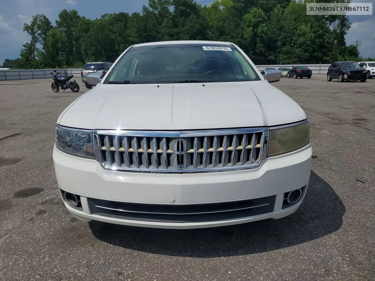 2007 Lincoln Mkz Select VIN: 3LNHM26T97R667112 Lot: 61853016