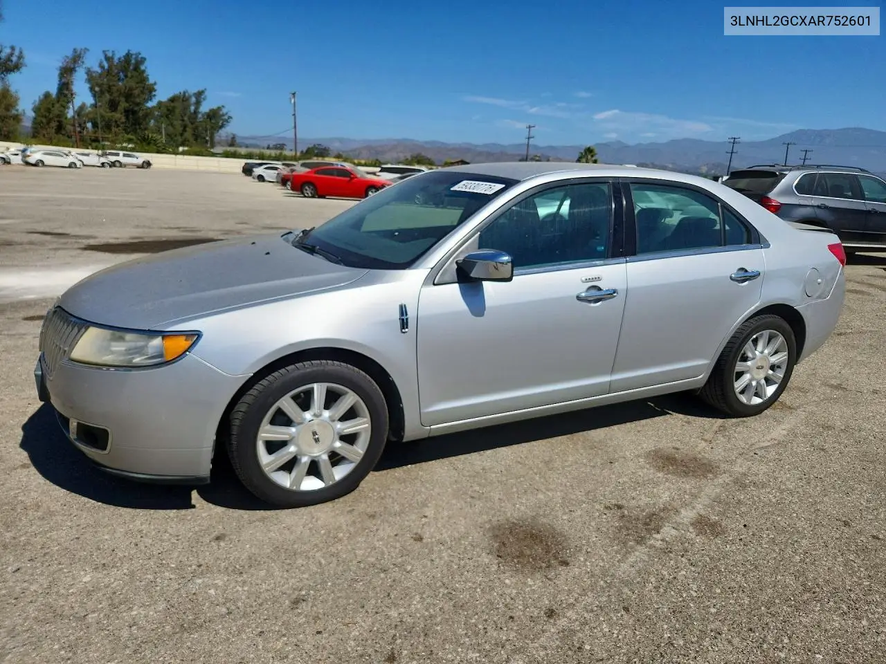2010 Lincoln Mkz VIN: 3LNHL2GCXAR752601 Lot: 59330776