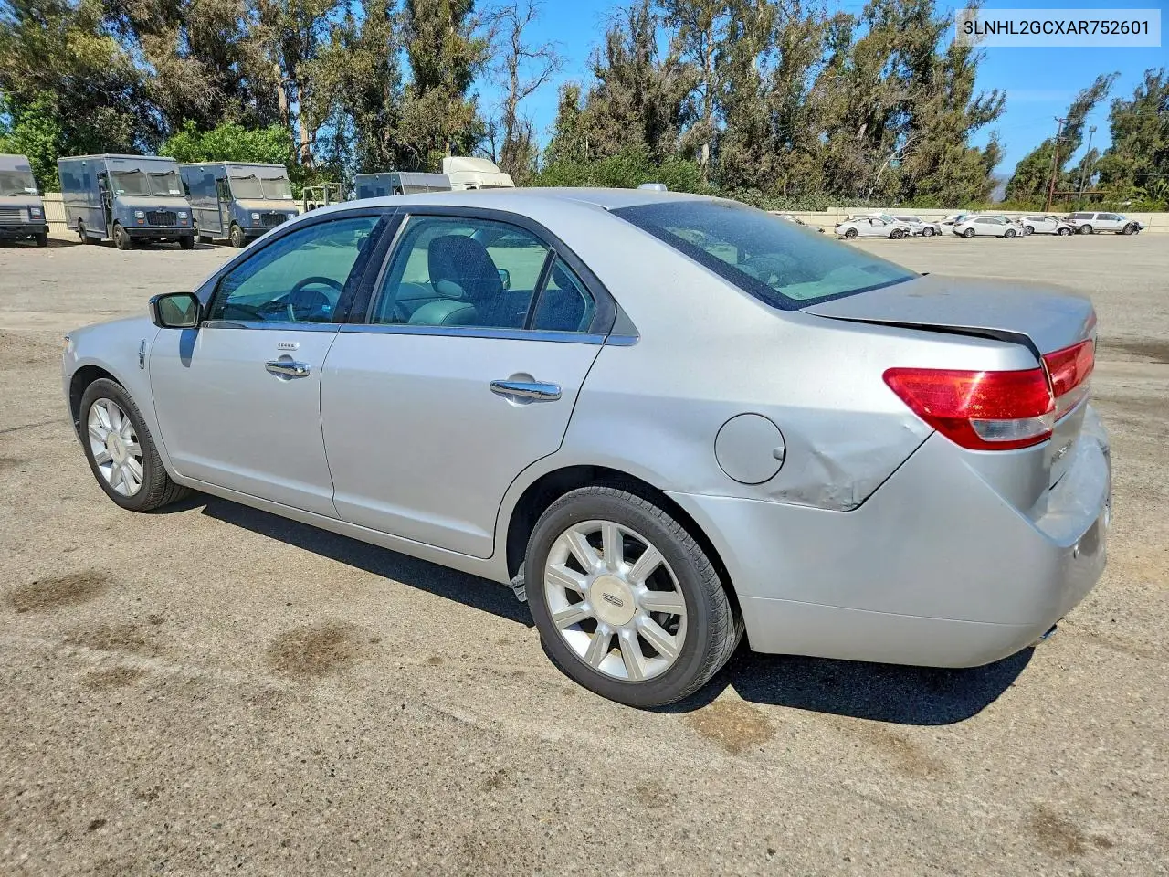 2010 Lincoln Mkz VIN: 3LNHL2GCXAR752601 Lot: 59330776