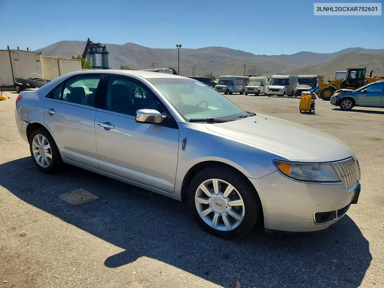2010 Lincoln Mkz VIN: 3LNHL2GCXAR752601 Lot: 59330776