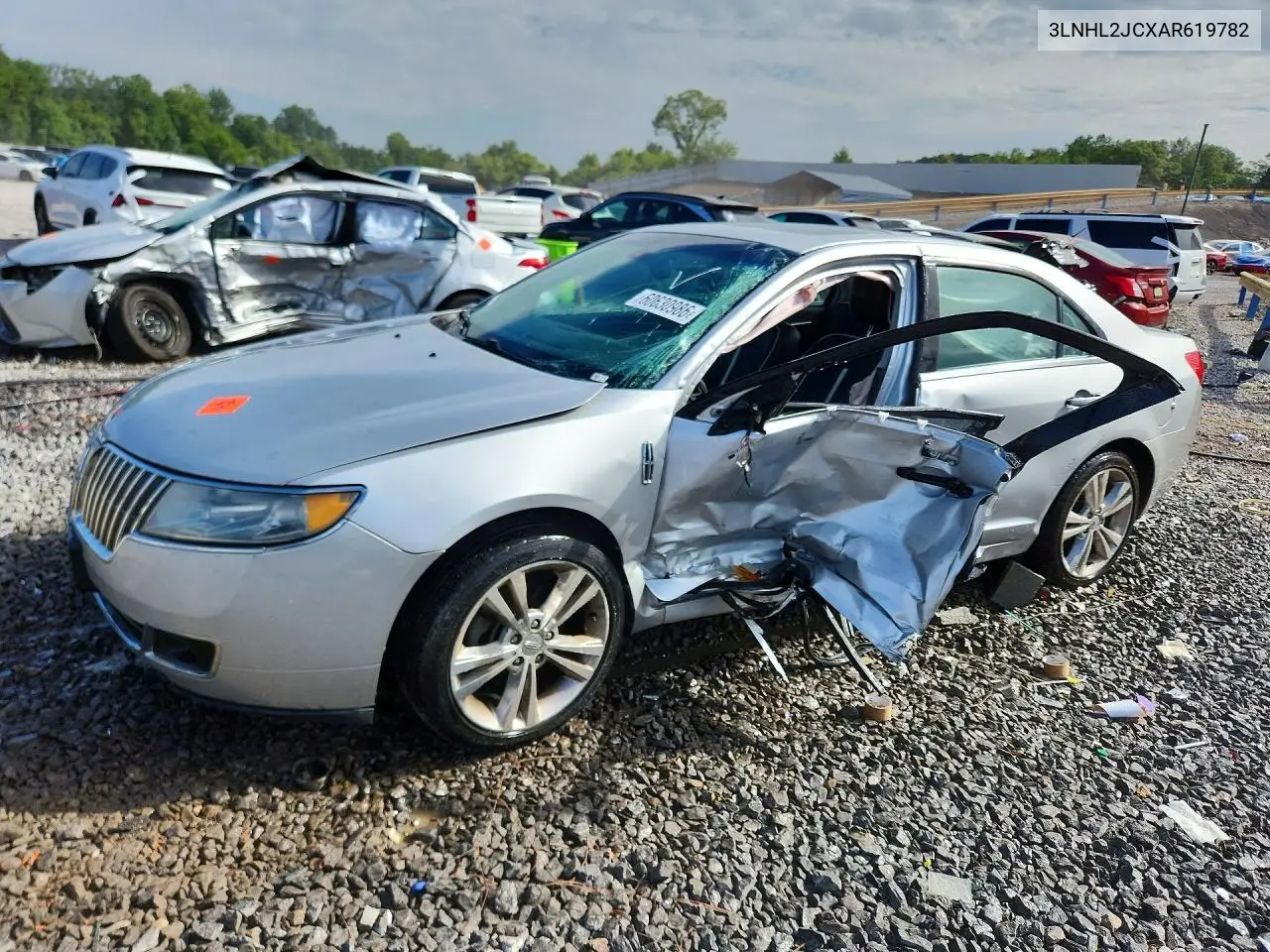 2010 Lincoln Mkz VIN: 3LNHL2JCXAR619782 Lot: 60630986
