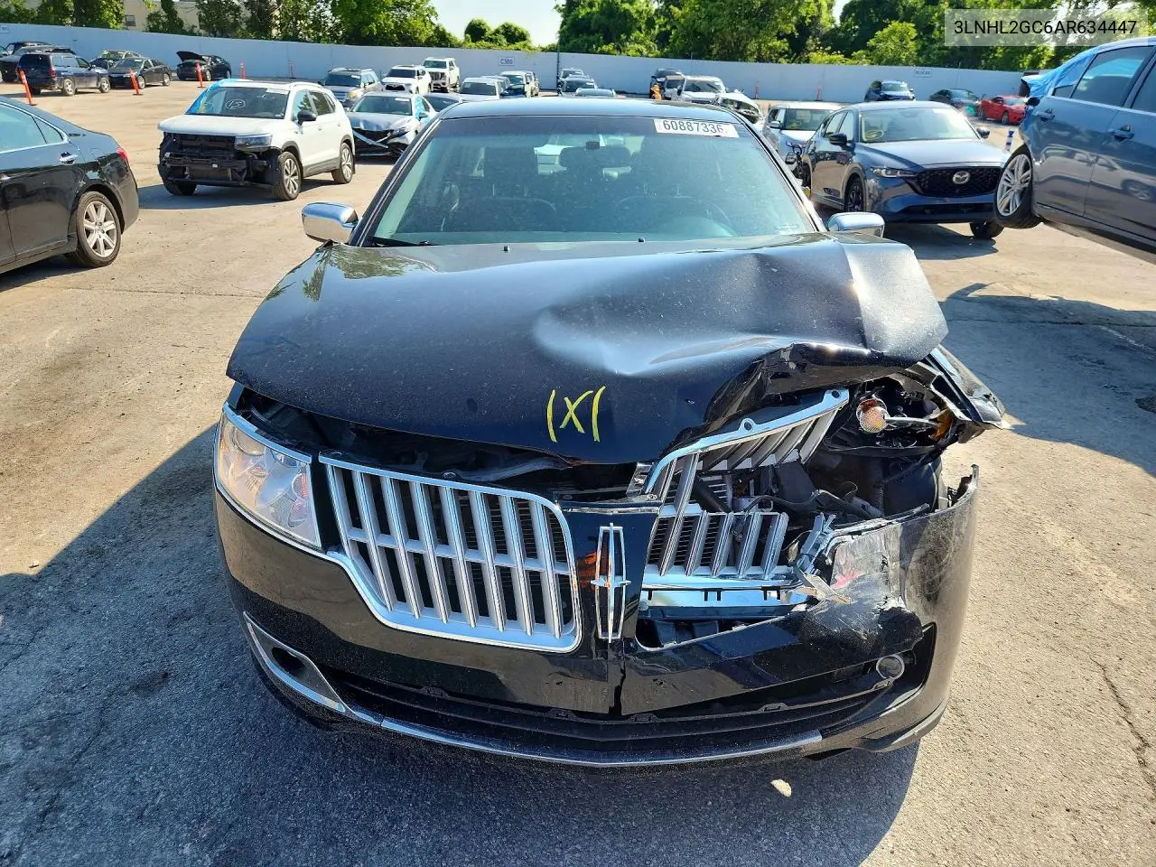 2010 Lincoln Mkz VIN: 3LNHL2GC6AR634447 Lot: 60887336