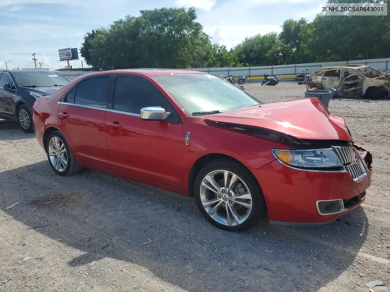 2010 Lincoln Mkz VIN: 3LNHL2GC5AR643091 Lot: 61541336