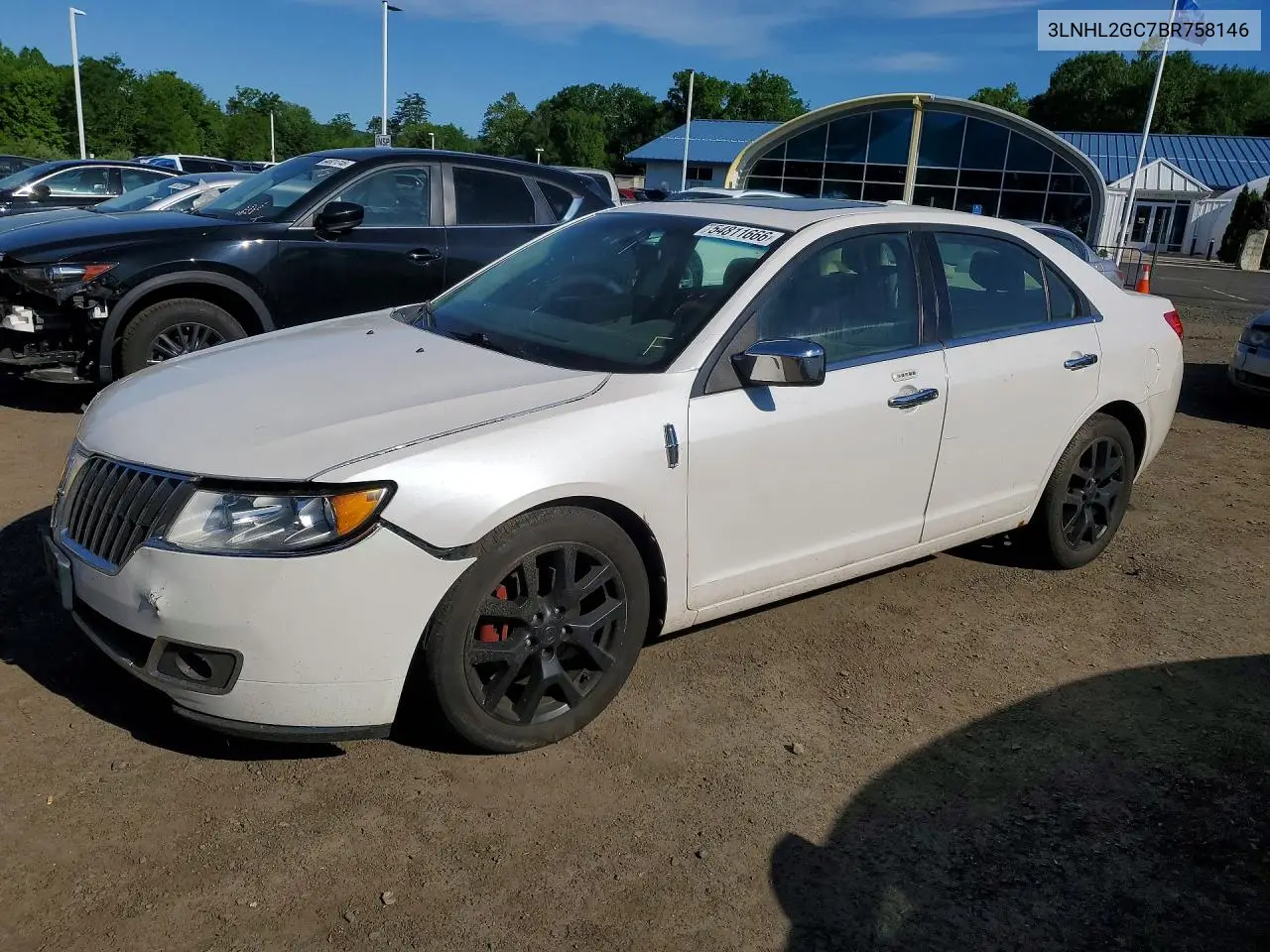 2011 Lincoln Mkz VIN: 3LNHL2GC7BR758146 Lot: 54811666