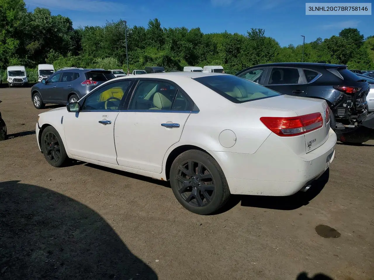 2011 Lincoln Mkz VIN: 3LNHL2GC7BR758146 Lot: 54811666