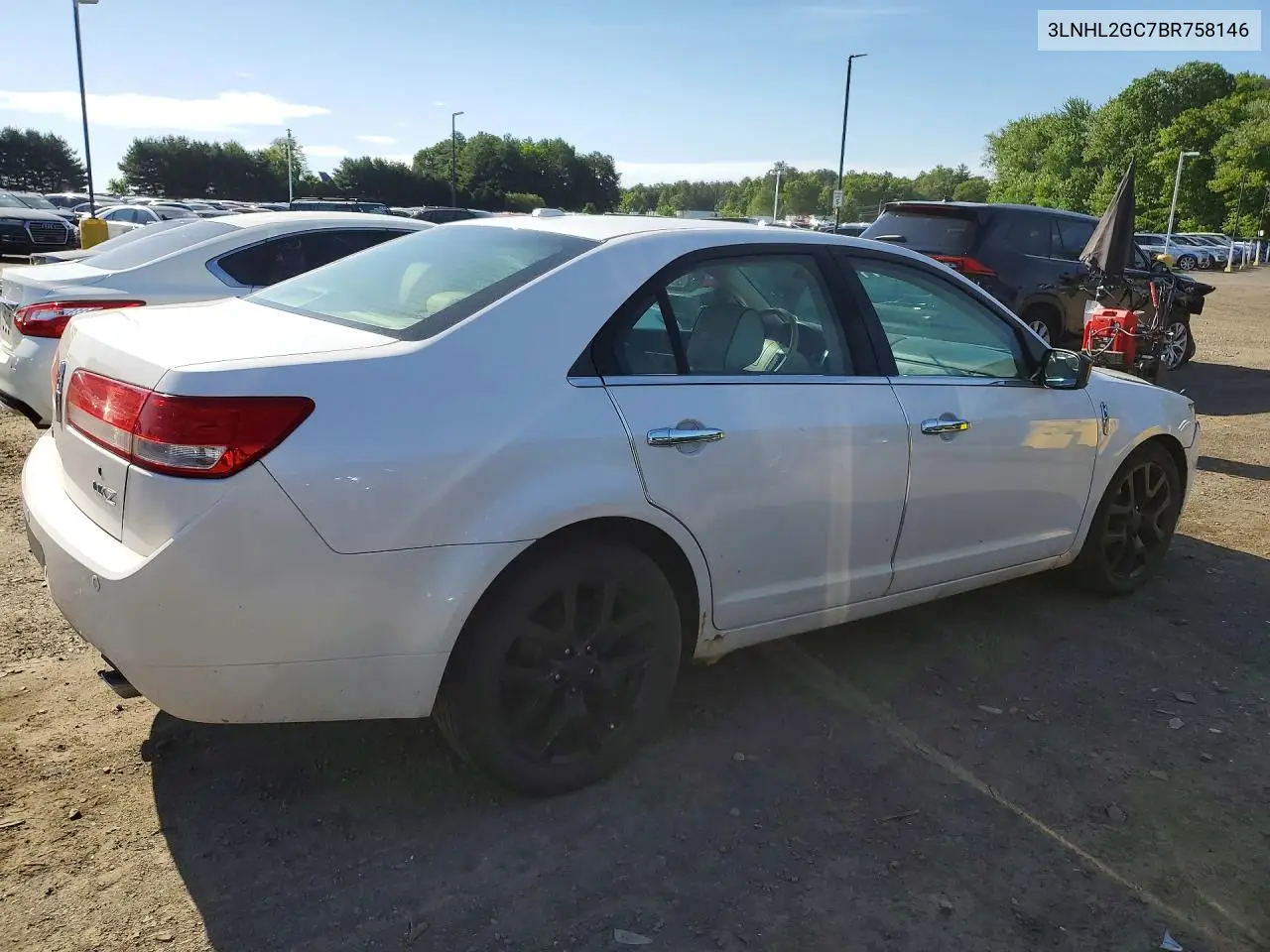 2011 Lincoln Mkz VIN: 3LNHL2GC7BR758146 Lot: 54811666