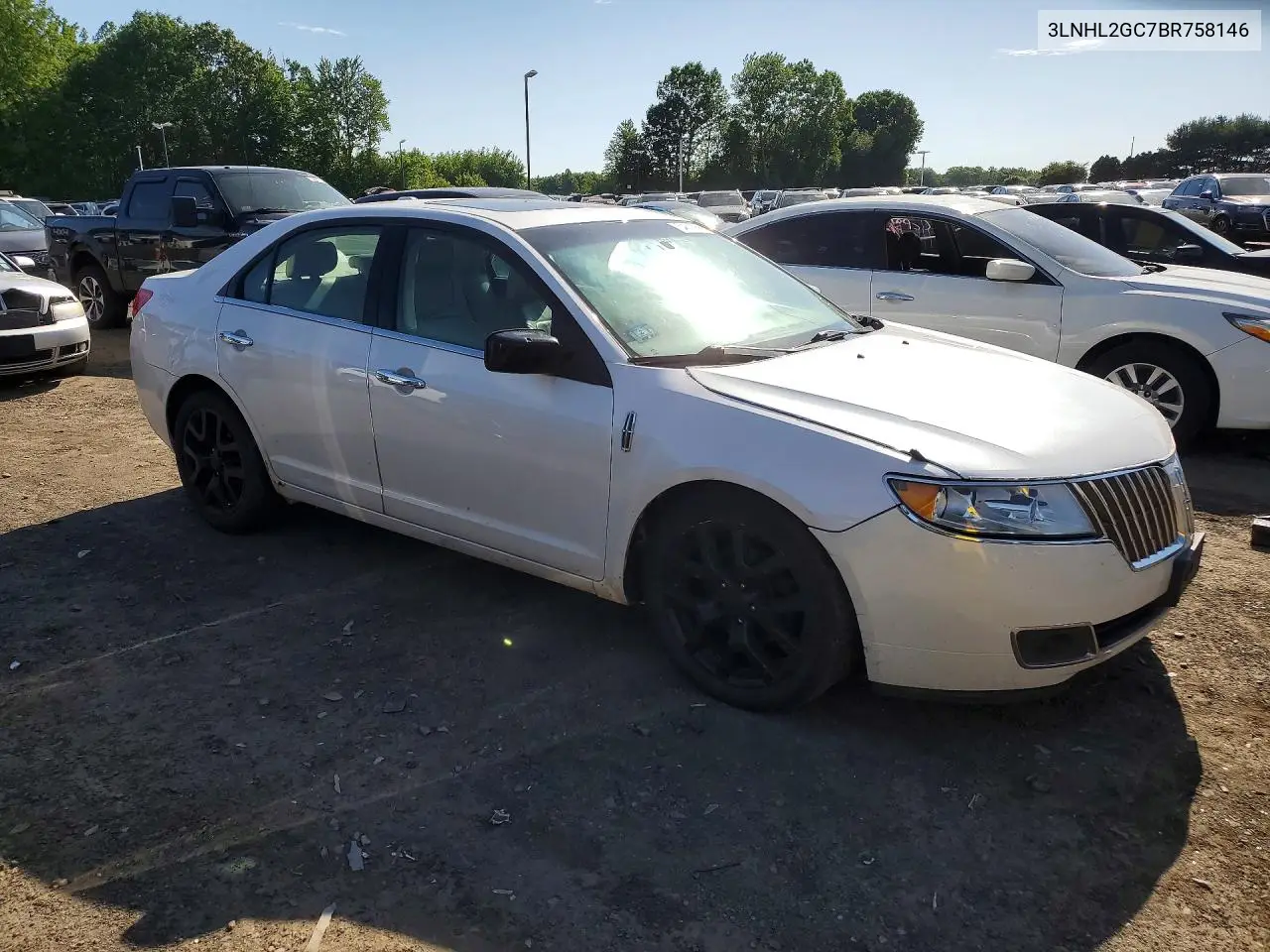 2011 Lincoln Mkz VIN: 3LNHL2GC7BR758146 Lot: 54811666