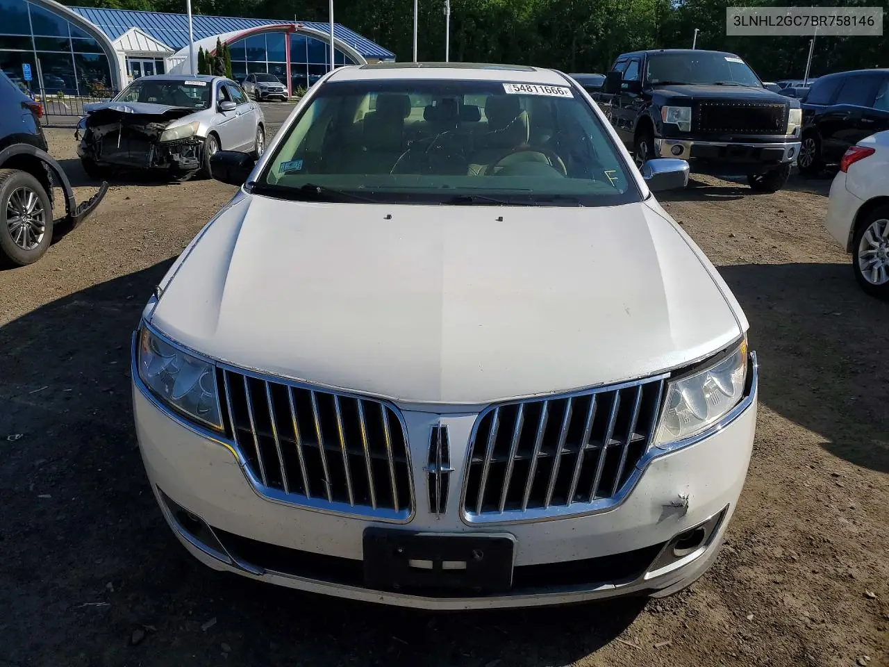 2011 Lincoln Mkz VIN: 3LNHL2GC7BR758146 Lot: 54811666