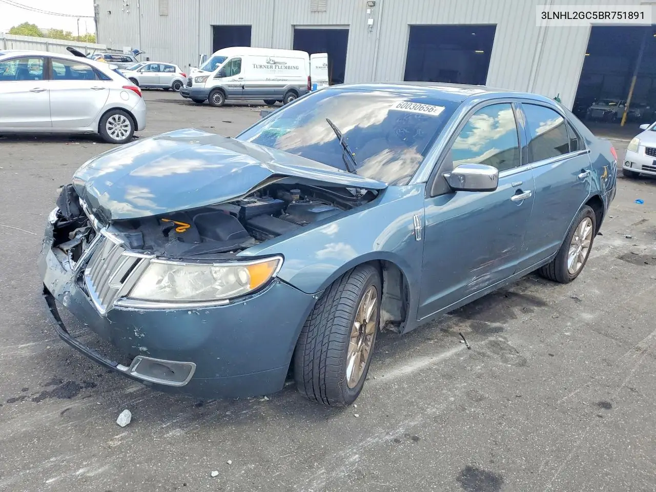 2011 Lincoln Mkz VIN: 3LNHL2GC5BR751891 Lot: 60030656