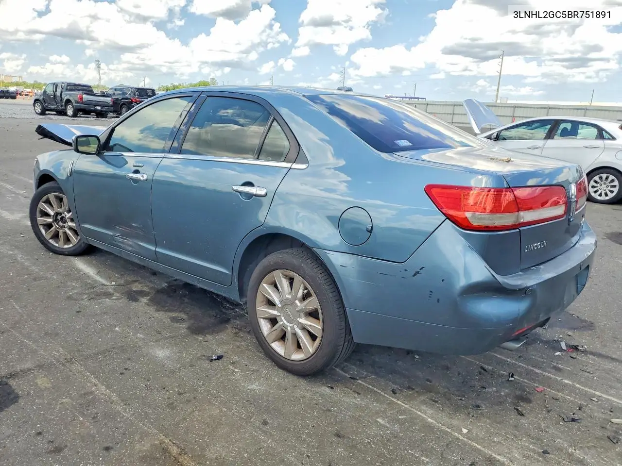 2011 Lincoln Mkz VIN: 3LNHL2GC5BR751891 Lot: 60030656