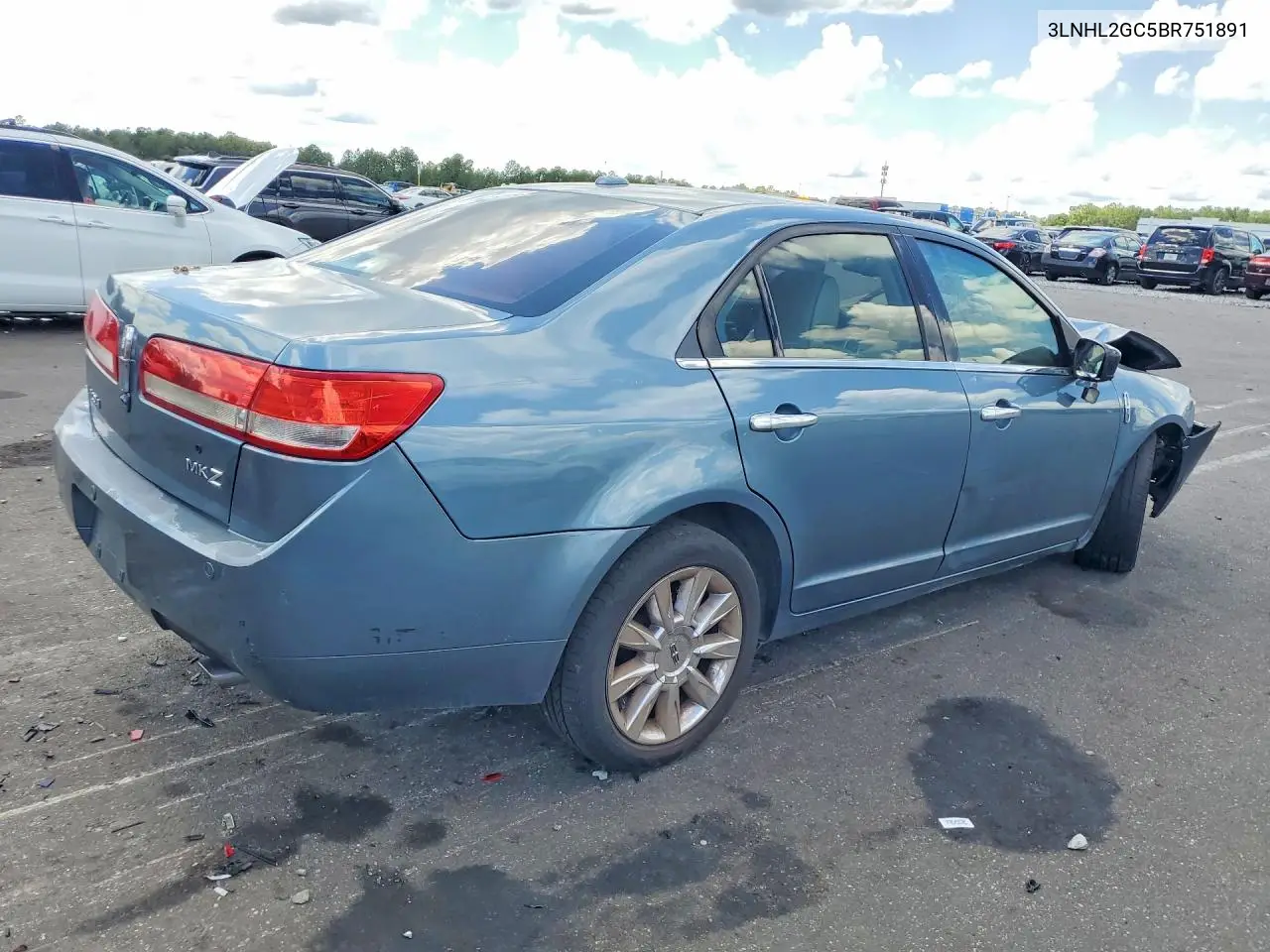 2011 Lincoln Mkz VIN: 3LNHL2GC5BR751891 Lot: 60030656