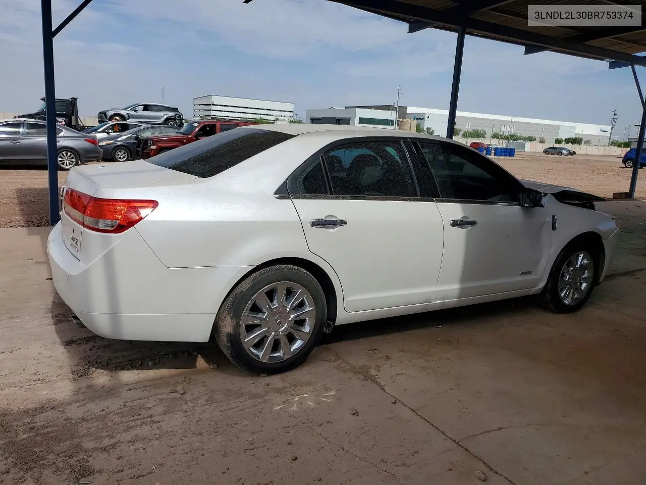 2011 Lincoln Mkz Hybrid VIN: 3LNDL2L30BR753374 Lot: 60891116
