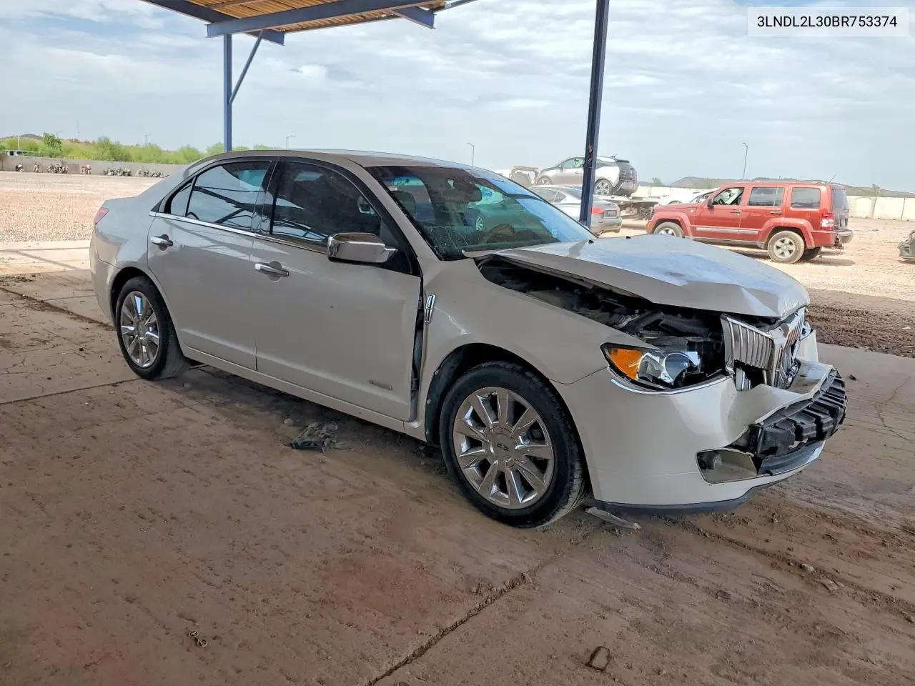 2011 Lincoln Mkz Hybrid VIN: 3LNDL2L30BR753374 Lot: 60891116