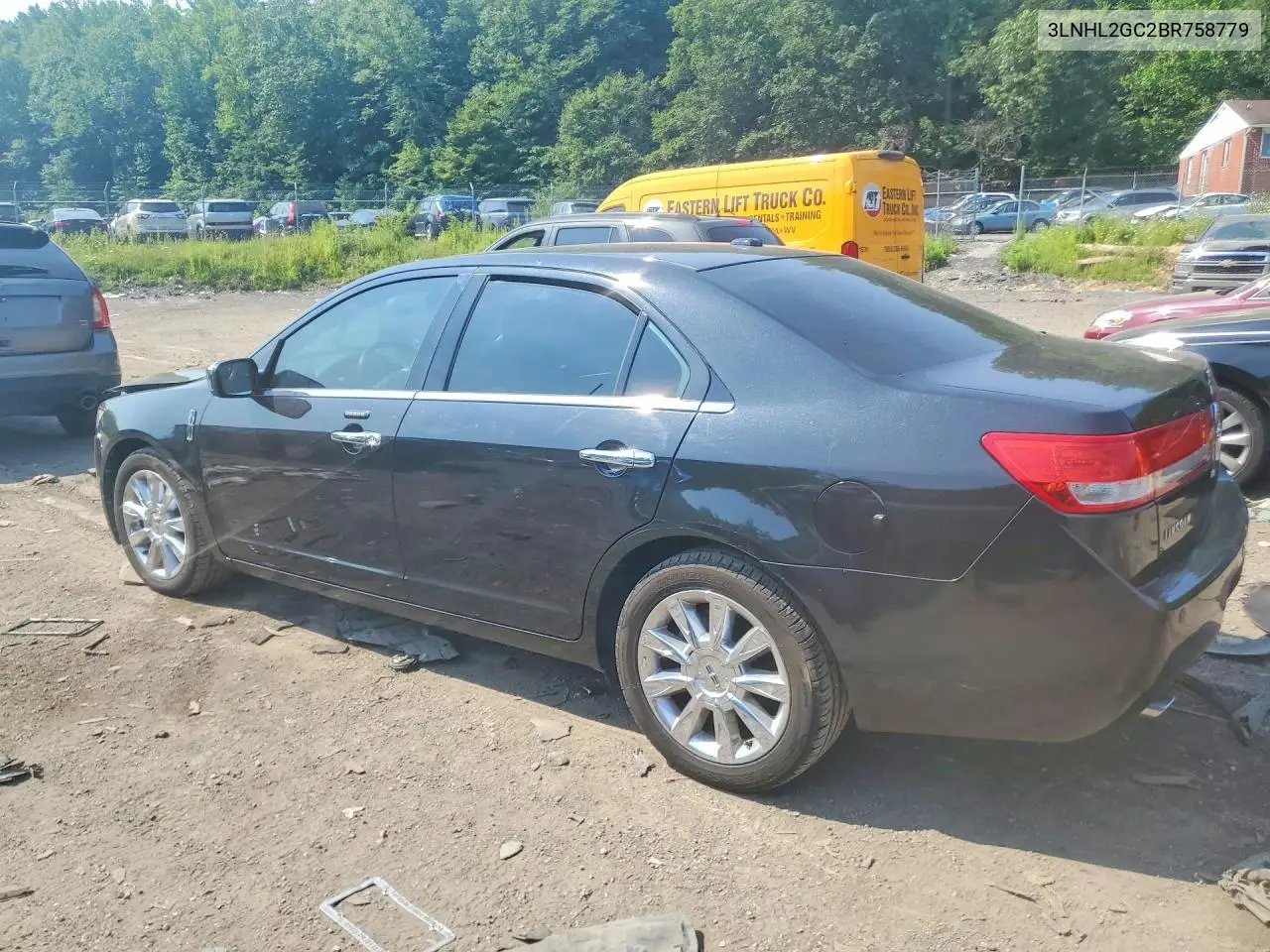 2011 Lincoln Mkz VIN: 3LNHL2GC2BR758779 Lot: 60992426