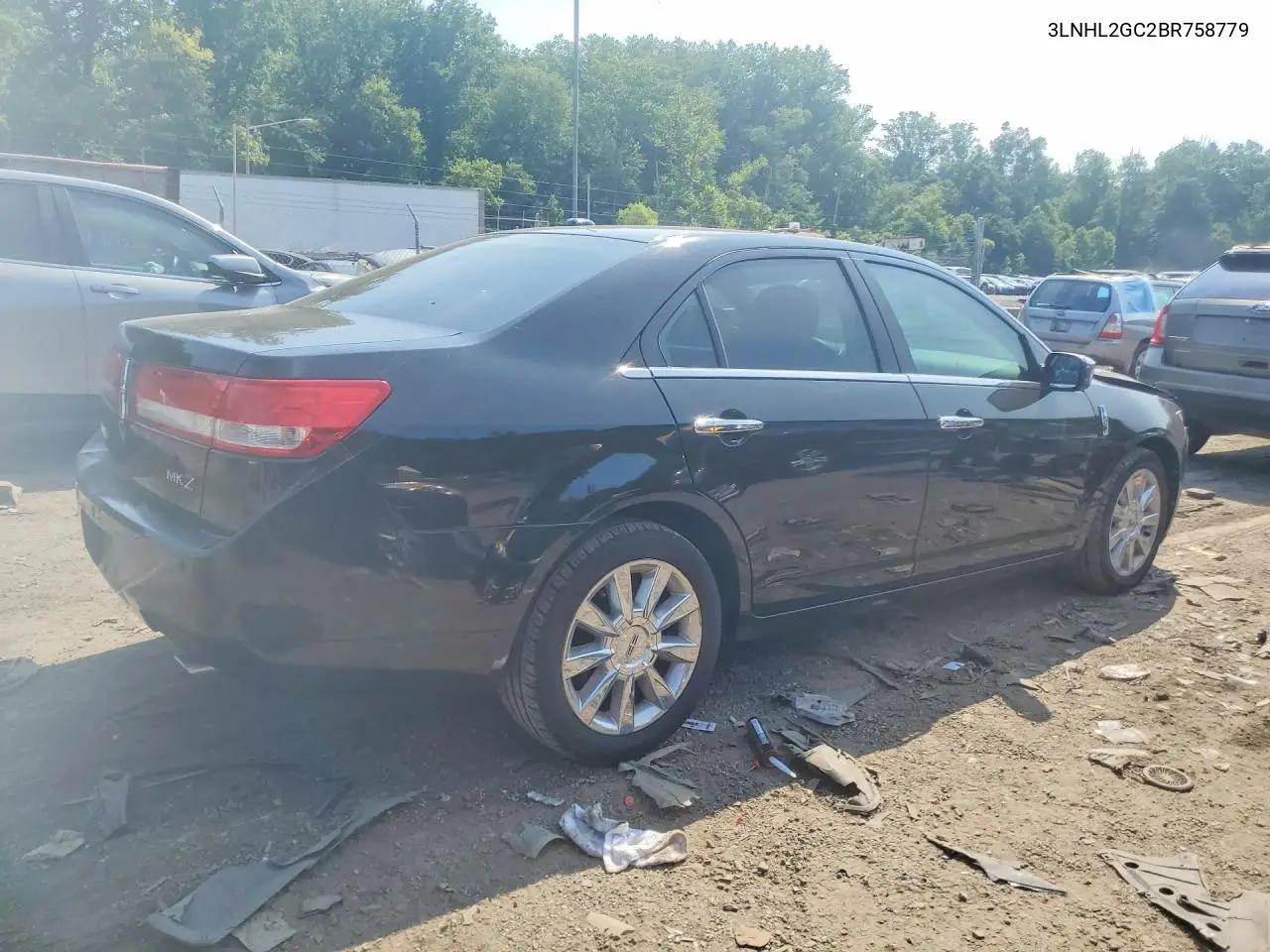2011 Lincoln Mkz VIN: 3LNHL2GC2BR758779 Lot: 60992426
