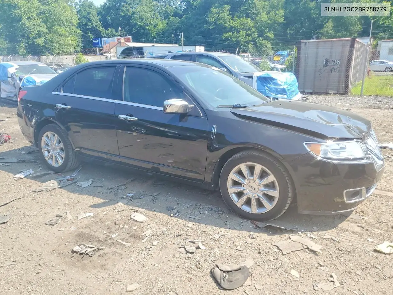 2011 Lincoln Mkz VIN: 3LNHL2GC2BR758779 Lot: 60992426