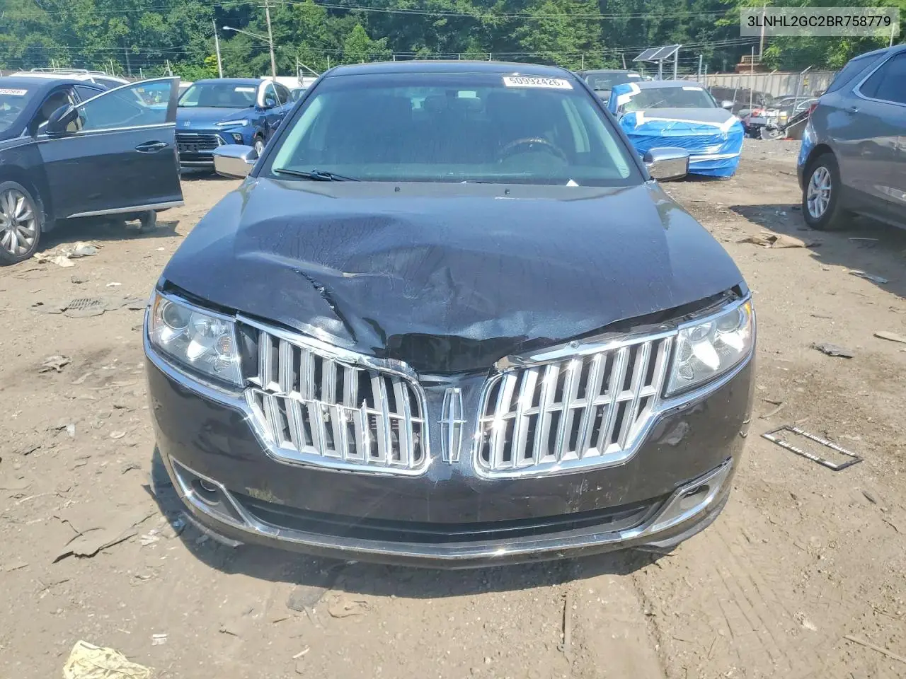 2011 Lincoln Mkz VIN: 3LNHL2GC2BR758779 Lot: 60992426