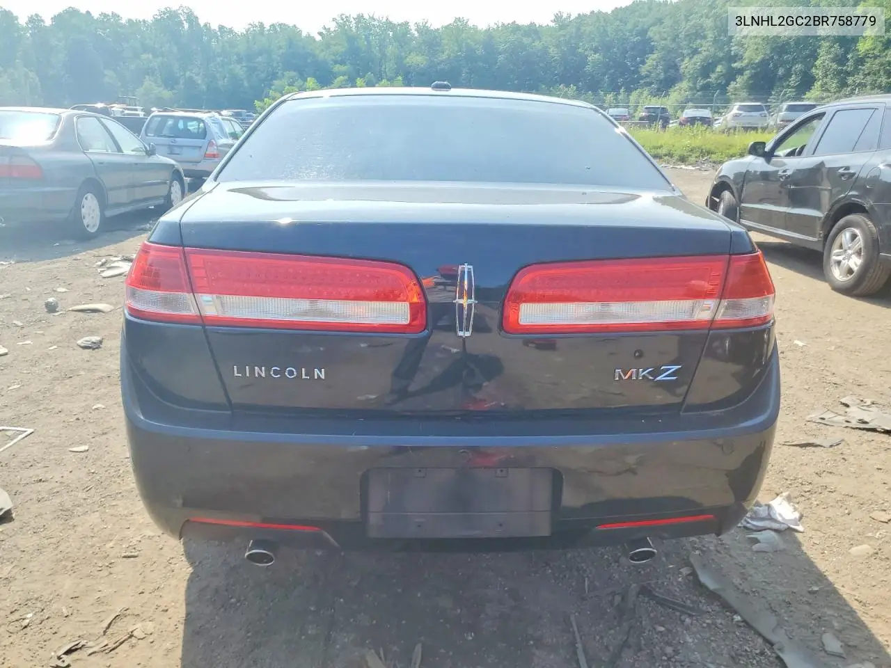 2011 Lincoln Mkz VIN: 3LNHL2GC2BR758779 Lot: 60992426