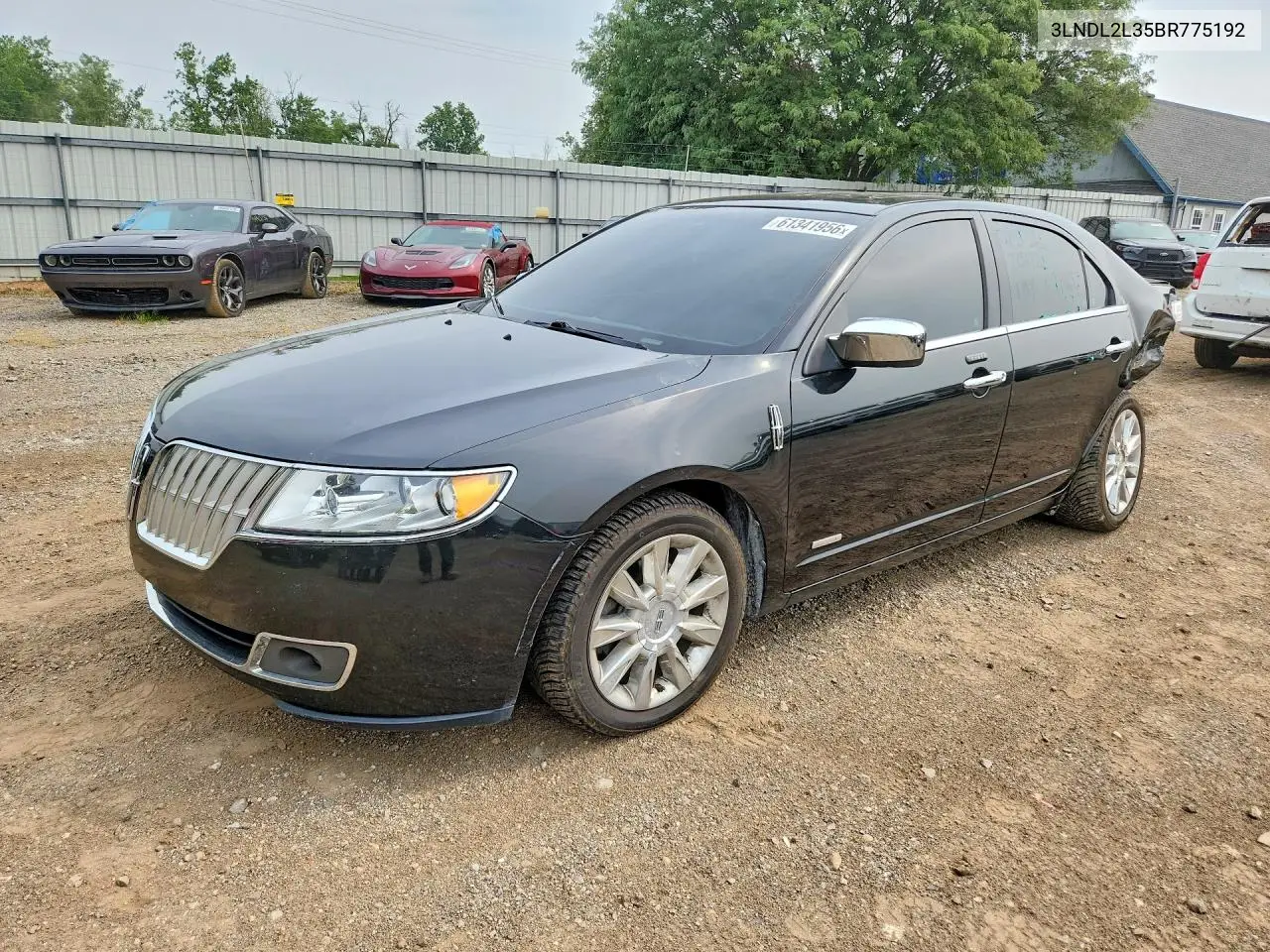 2011 Lincoln Mkz Hybrid VIN: 3LNDL2L35BR775192 Lot: 61341956
