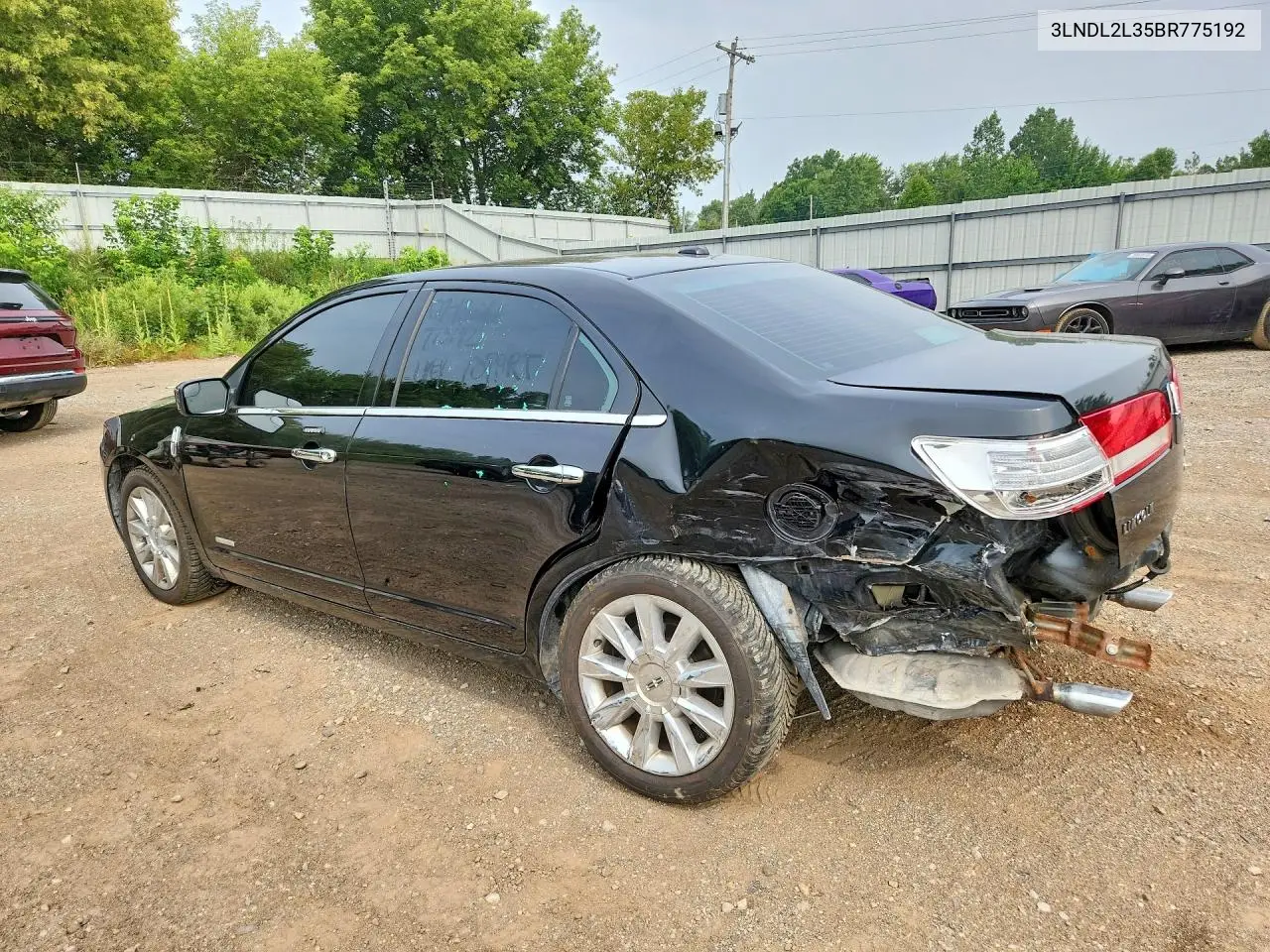 2011 Lincoln Mkz Hybrid VIN: 3LNDL2L35BR775192 Lot: 61341956