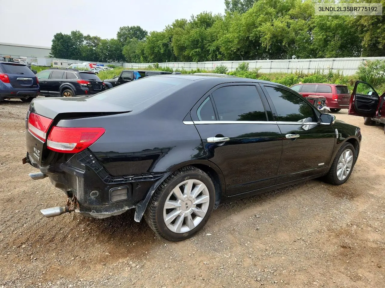 2011 Lincoln Mkz Hybrid VIN: 3LNDL2L35BR775192 Lot: 61341956