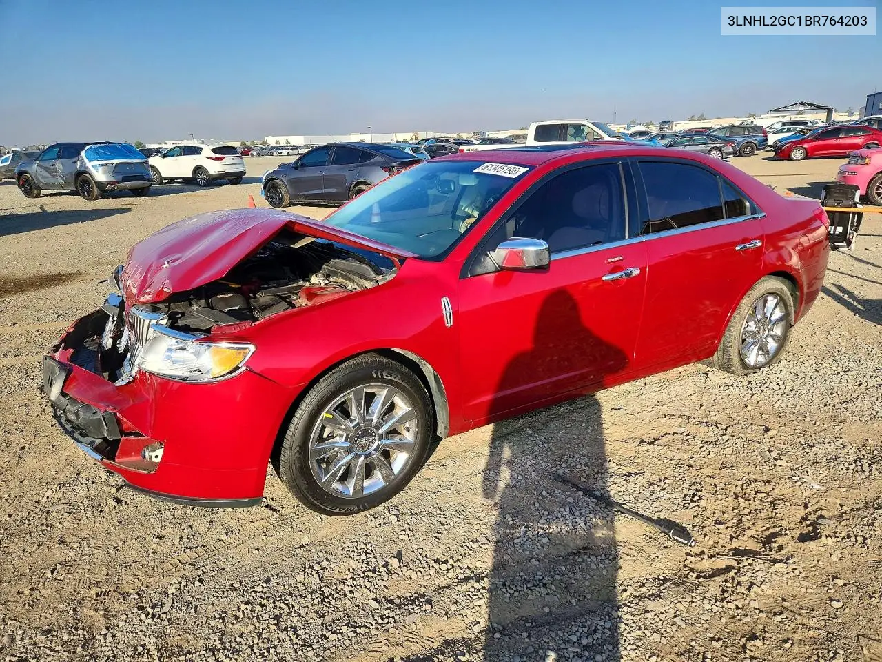 2011 Lincoln Mkz VIN: 3LNHL2GC1BR764203 Lot: 61345196