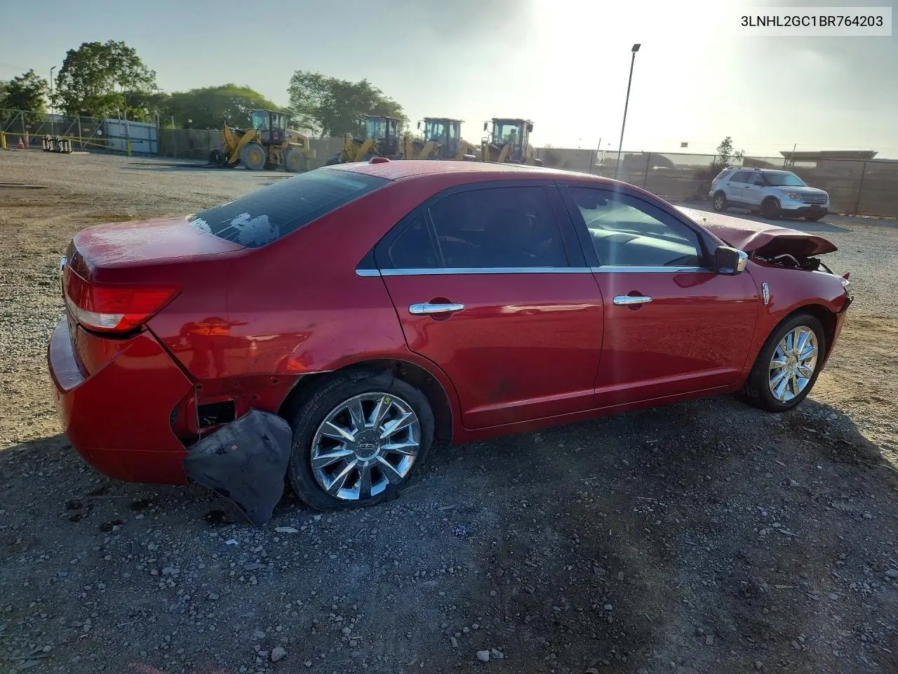 2011 Lincoln Mkz VIN: 3LNHL2GC1BR764203 Lot: 61345196