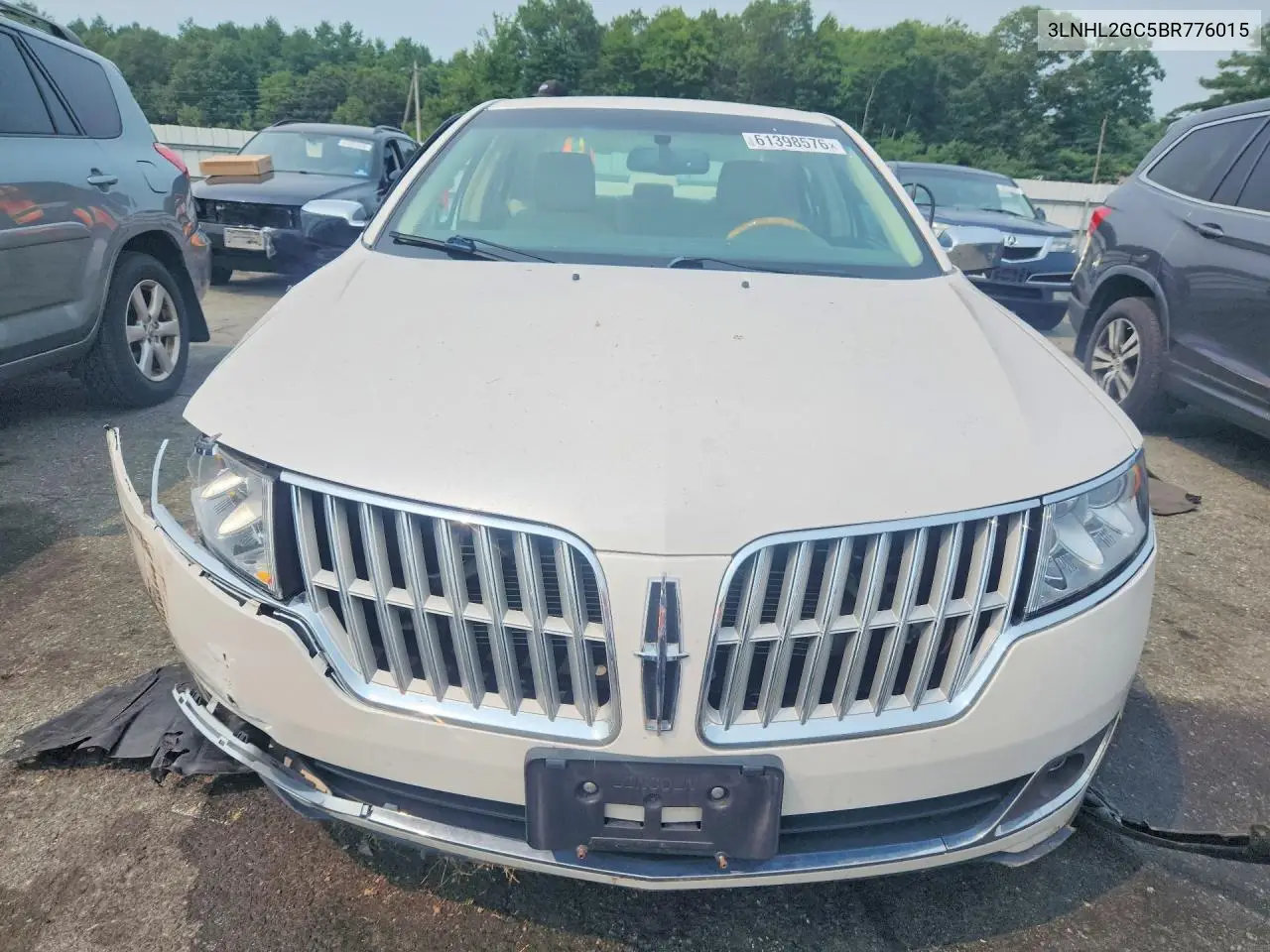 2011 Lincoln Mkz VIN: 3LNHL2GC5BR776015 Lot: 61398576